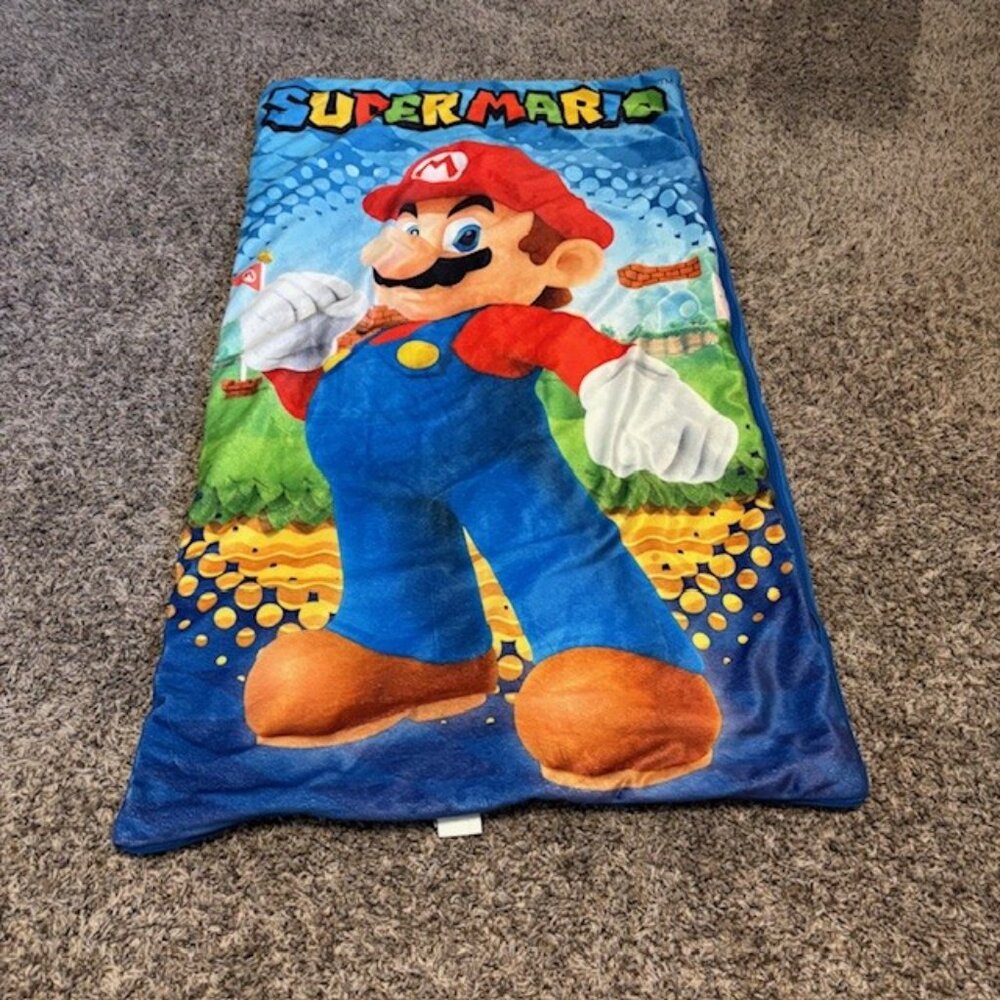 Super Marin Nintendo Kids Sleeping bag 46 x 26